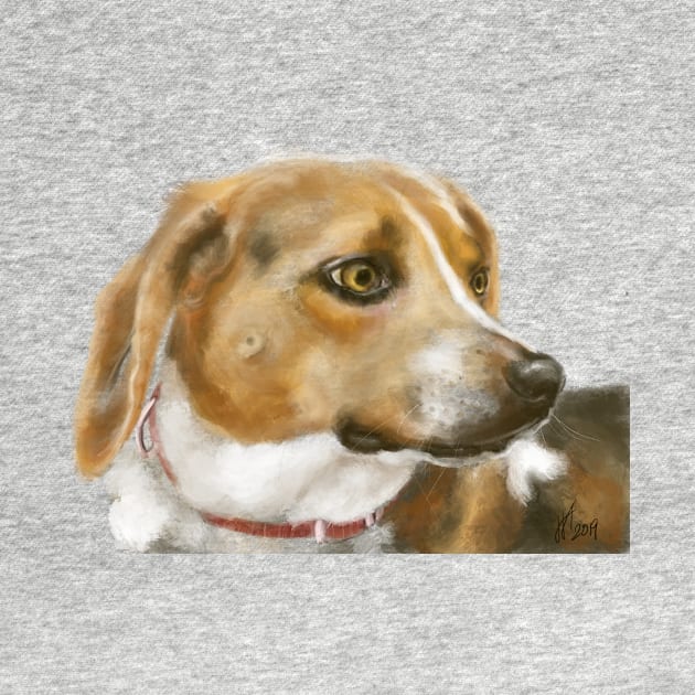 Sweet Beagle Pooch Pup Dog by LITDigitalArt